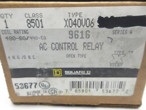 SQUARE D 8501X040V06 SER. A 440/480V NSMP