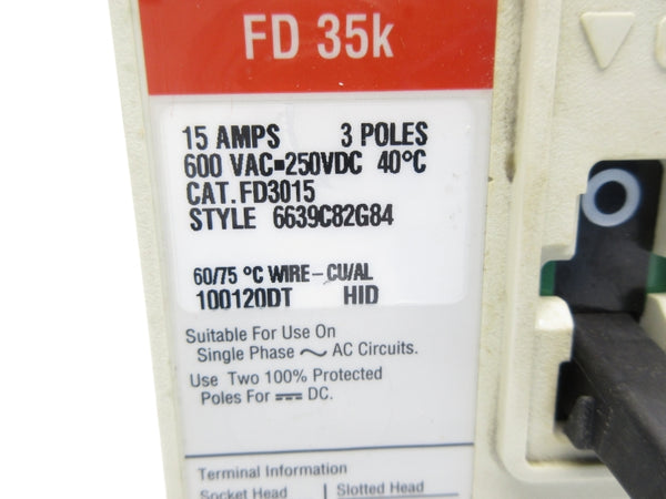EATON FD3015 600VAC 15A NSNP