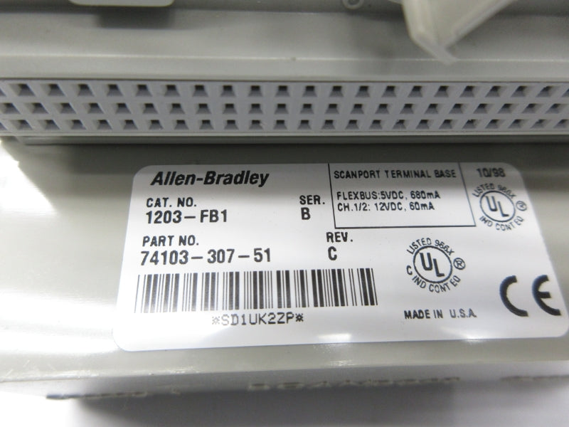 ALLEN BRADLEY 1203-FB1 SER. B 12VDC REV. C NSNP
