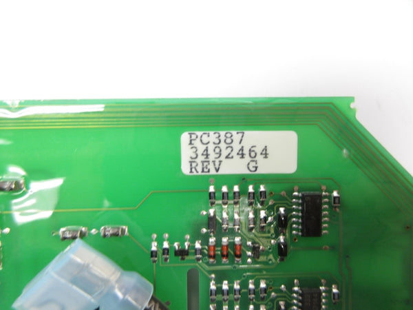 PC BOARD PC387 3492464 REV. G NSNP