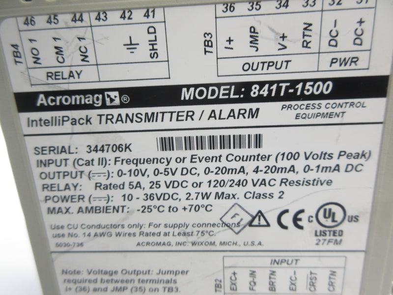 ACROMAG 841T-1500 NSNP