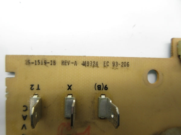 TERMINAL BOARD 25-1519-18 REV. A UNMP
