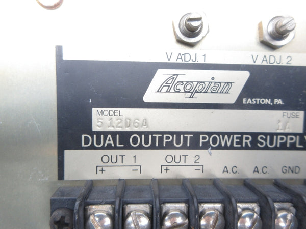 ACOPIAN 512D6A 1A UNMP