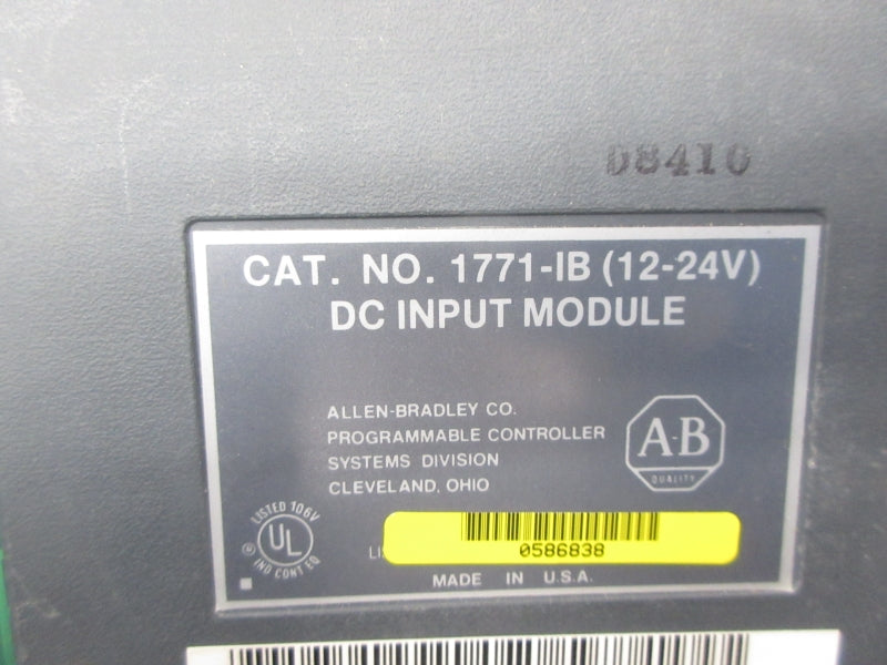 ALLEN BRADLEY 1771-IB 12-24V UNMP