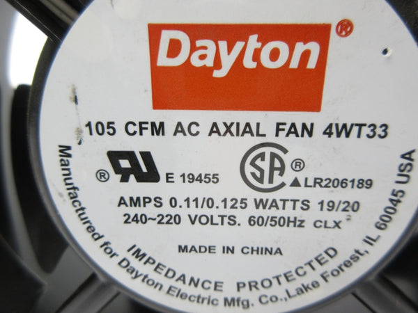 DAYTON 4WT33 240/220V 0.11/0.125A NSNP