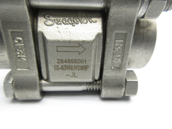 SWAGELOK SS-63VNUVSW8P 1500PSI NSNP