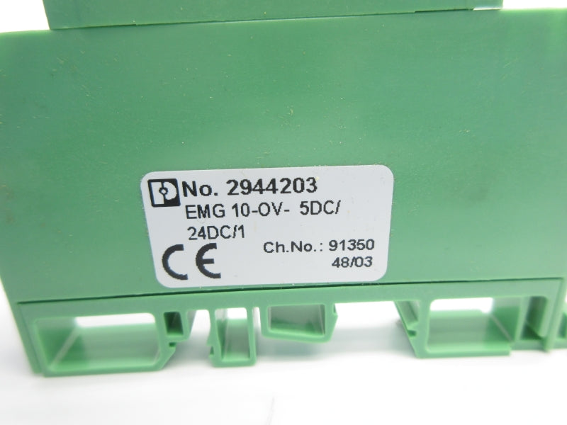 PHOENIX CONTACT 2944203 EMG10-OV-5DC/24DC/1 24VDC NSNP