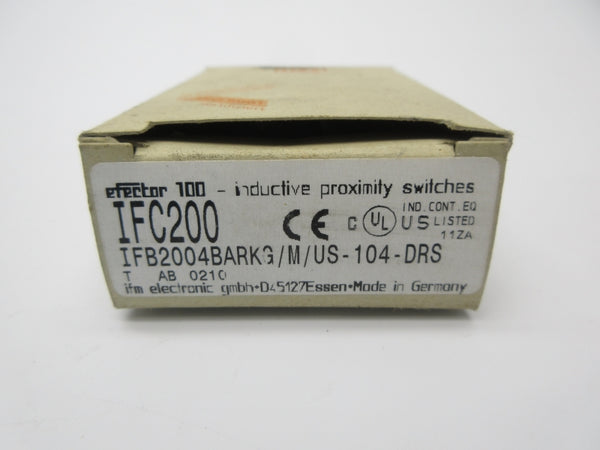 IFM EFECTOR IFC200 IFB2004BARKG/M/US-104-DRS NSMP