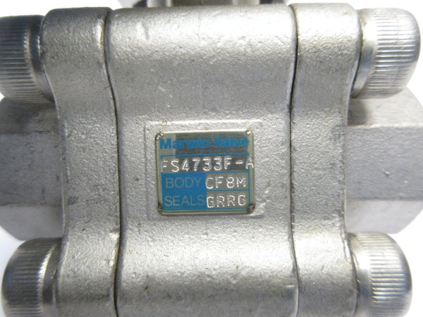 MARWIN VALVE FS4733F-A 1-1/4" NSNP