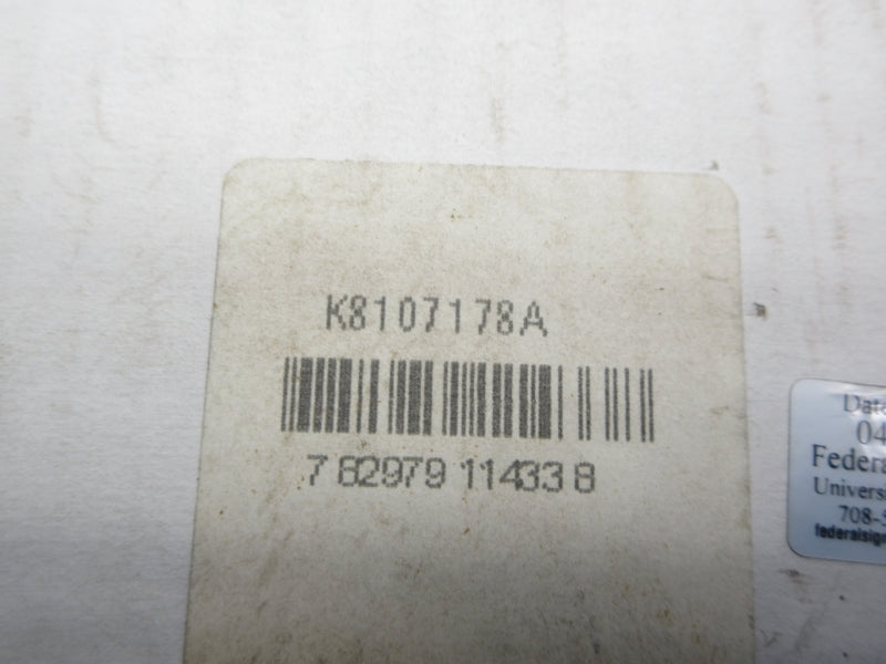 FEDERAL SIGNAL K8107178A NSFS