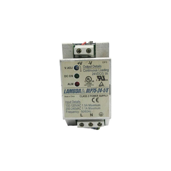 LAMBDA DLP75-24-1/E 100-120/200-240VAC 1.1/1.9A UNMP