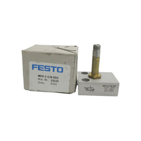 FESTO MFH-3-1/8-SEU 11121 6.9-120PSI (AS PICTURED) NSMP