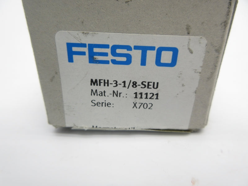 FESTO MFH-3-1/8-SEU 11121 6.9-120PSI (AS PICTURED) NSMP