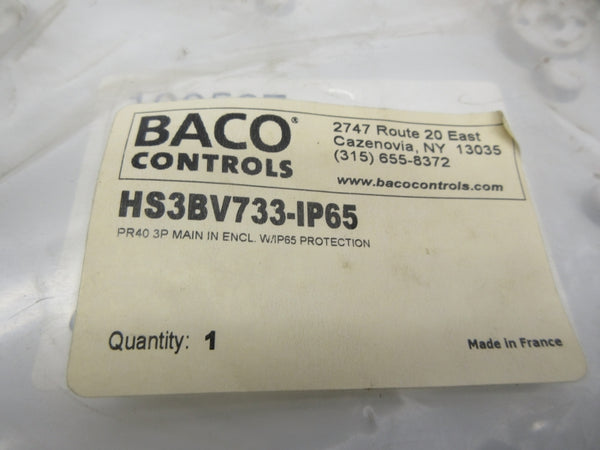 BACO HS3BV733-IP65 NSMP