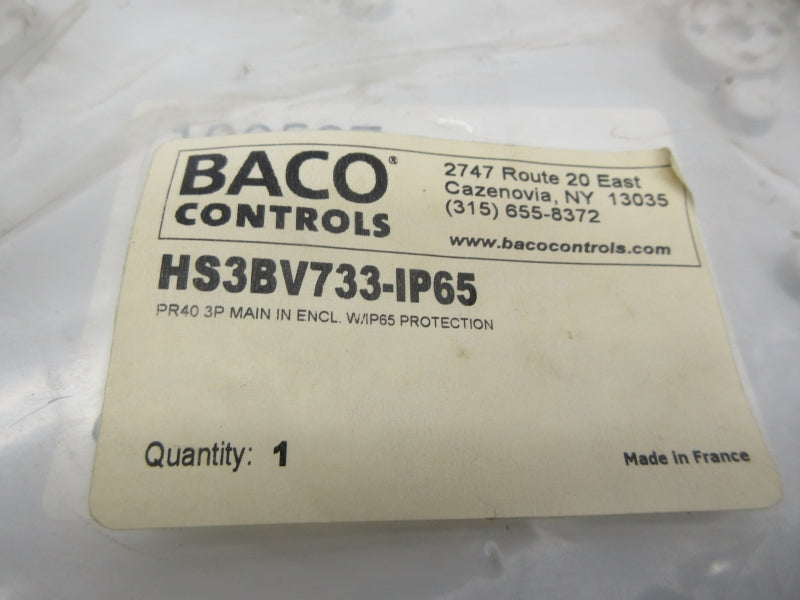 BACO HS3BV733-IP65 NSMP