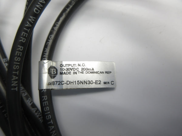 ALLEN BRADLEY 872C-DH15NN30-E2 SER. C 10-30VDC NSNP