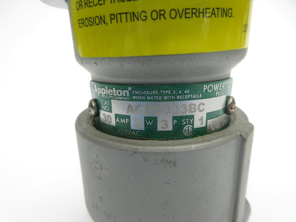 APPLETON ACP3033BC 600VAC 30A NSNP