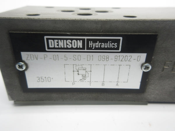 DENISON ZDV-P-01-5-SO-D1 098-91202-0 NSNP