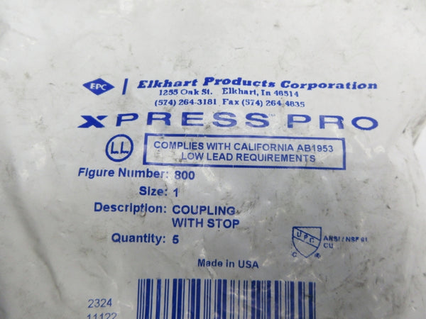 ELKHART 800 1" (PKG OF 5) NSMP