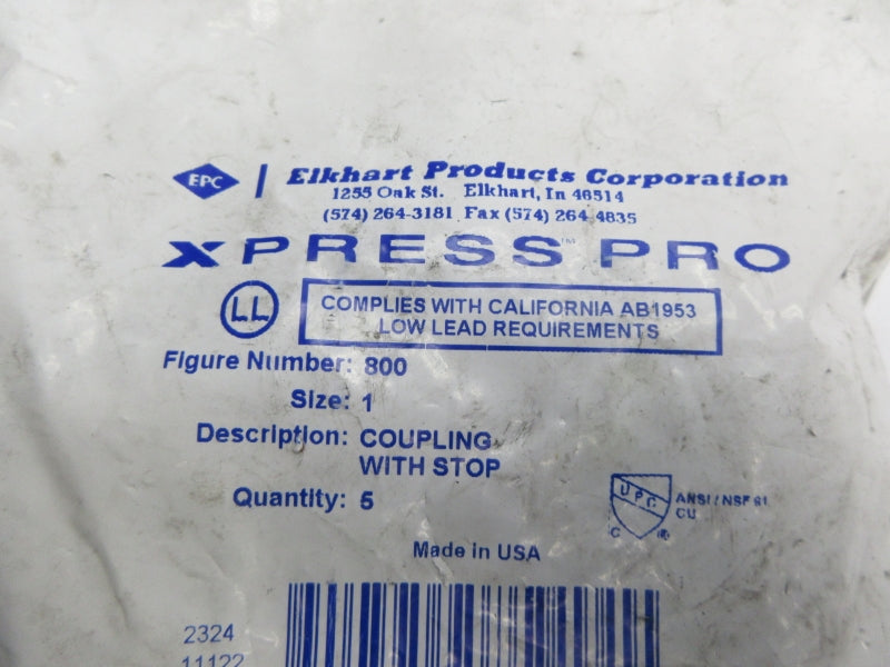 ELKHART 800 1" (PKG OF 5) NSMP