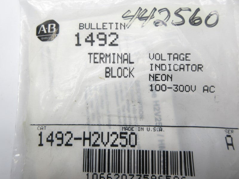 ALLEN BRADLEY 1492-H2V250 SER. A 100-300V NSMP