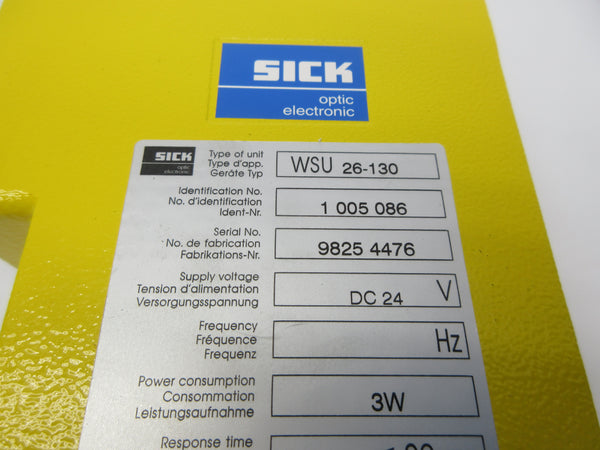 SICK WSU26-130 1005086 24VDC NSNP