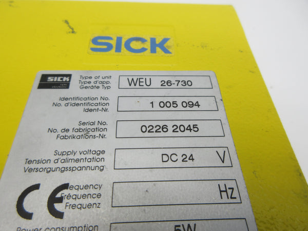 SICK WEU26-730 1005094 24VDC NSNP
