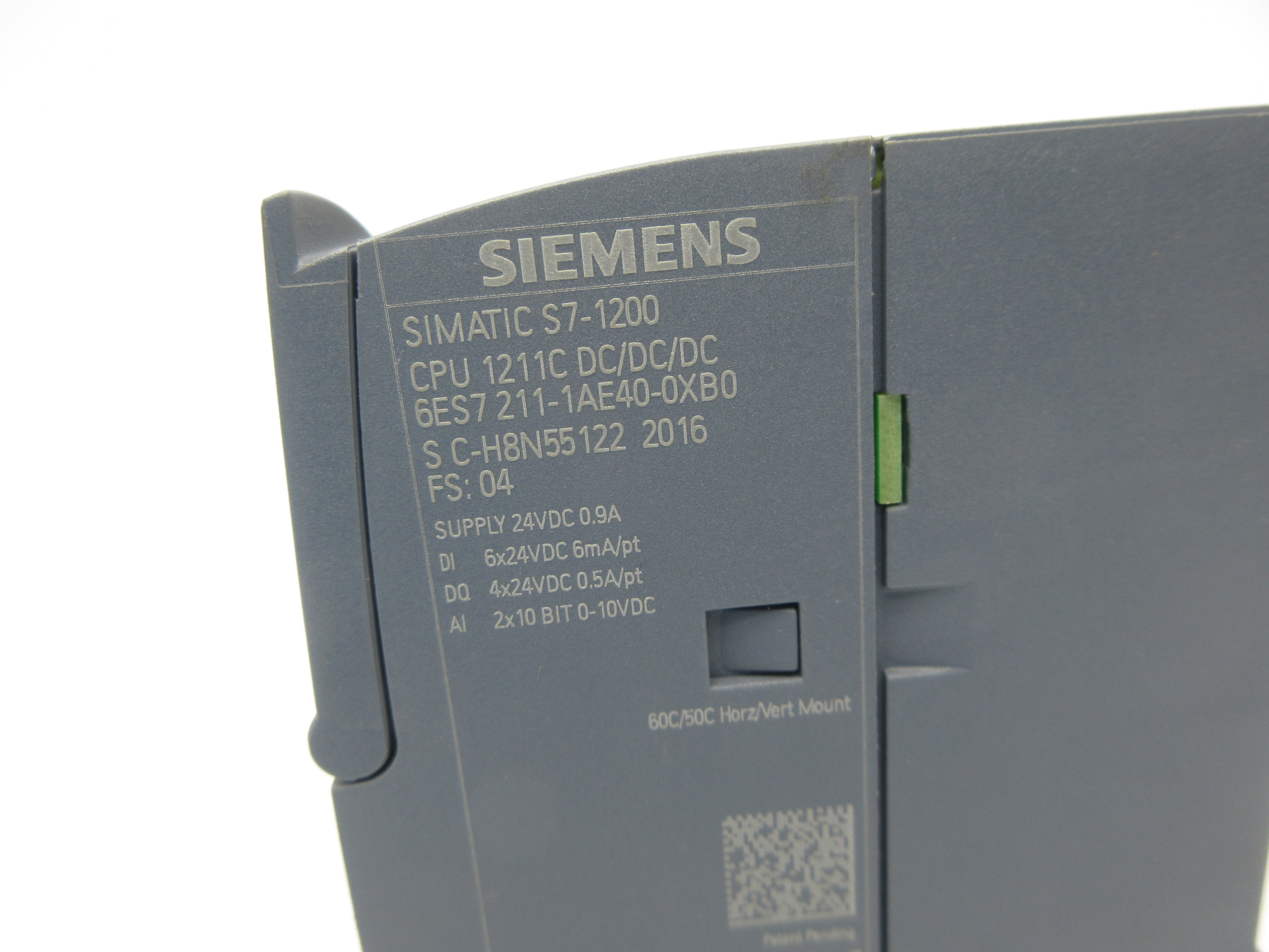 SIEMENS 6ES7 211-1AE40-0XB0 24VDC 0.9A (NO COVER) NSNP