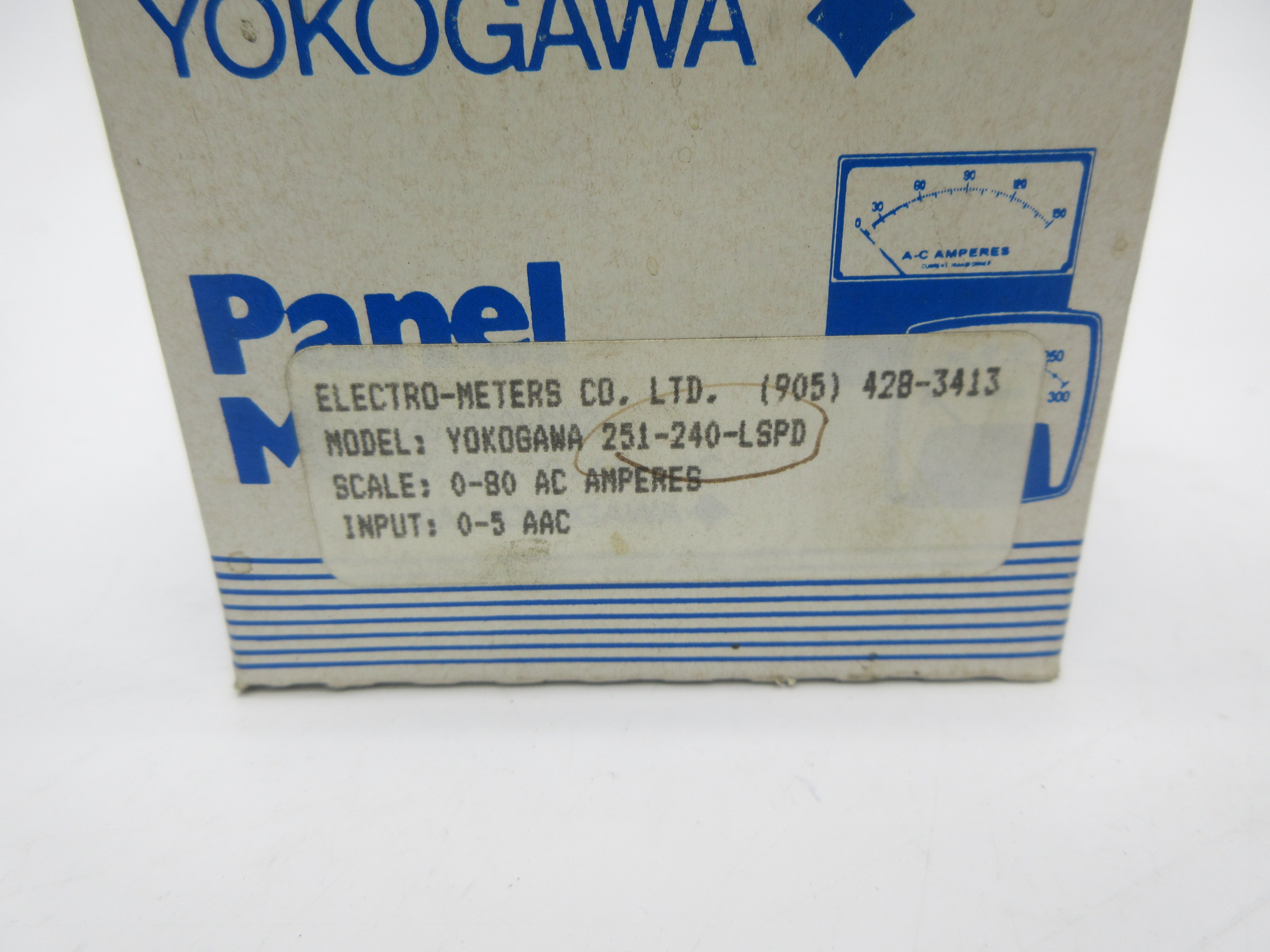 YOKOGAWA 251-240-LSPD 0-80ACA NSMP