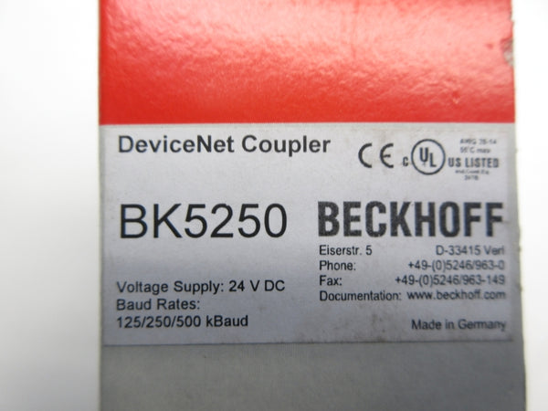 BECKHOFF BK5250 24VDC NSFS