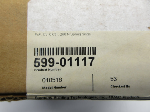 SIEMENS 599-01117 NSFS