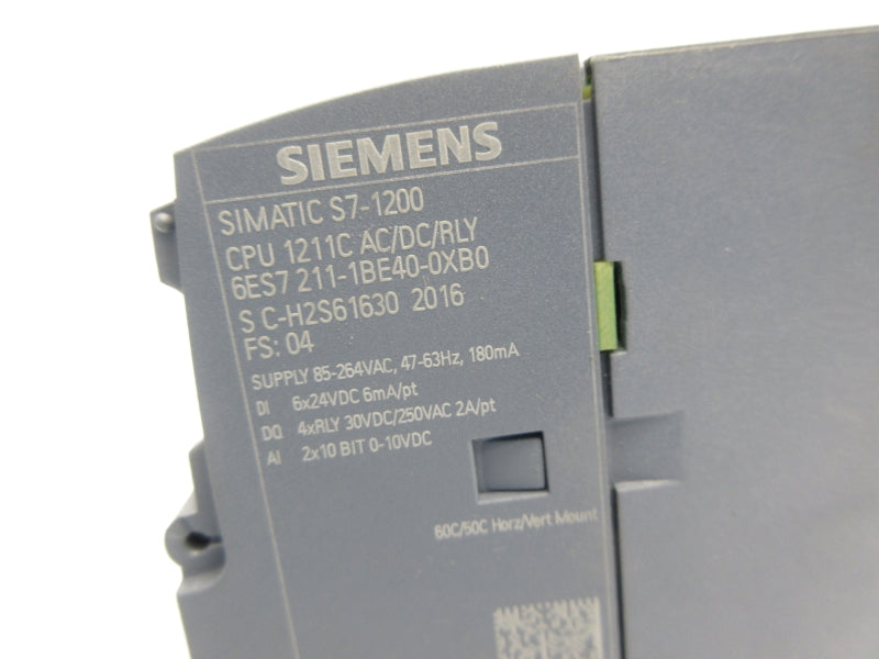 SIEMENS 6ES7 211-1BE40-0XB0 85-264VAC NSNP