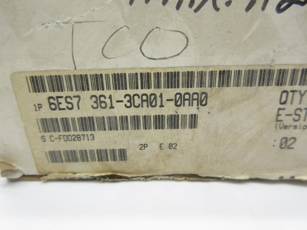 SIEMENS 6ES7 361-3CA01-0AA0 24VDC NSMP