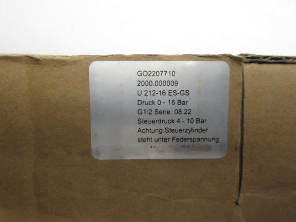 VALVE U 212-16 ES-GS GO2207710 NSMP