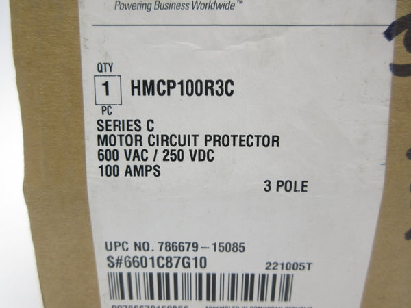 EATON HMCP100R3C SER. C 600VAC 100A NSMP