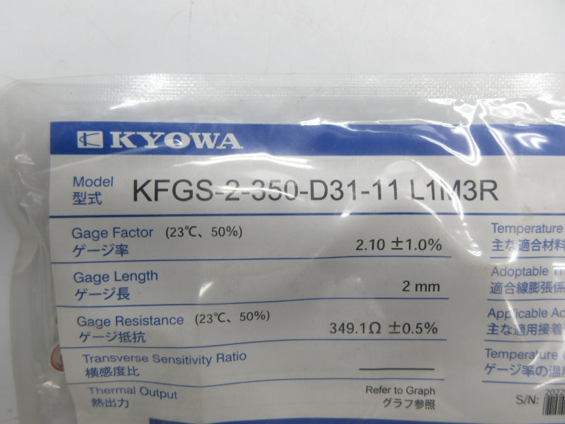 KYOWA KFGS-2-350-D31-11 L1M3R (PKG OF 10) NSMP