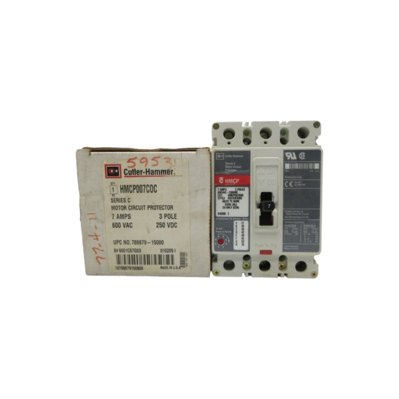 CUTLER-HAMMER HMCP007C0C SER. C 600VAC 7A NSMP