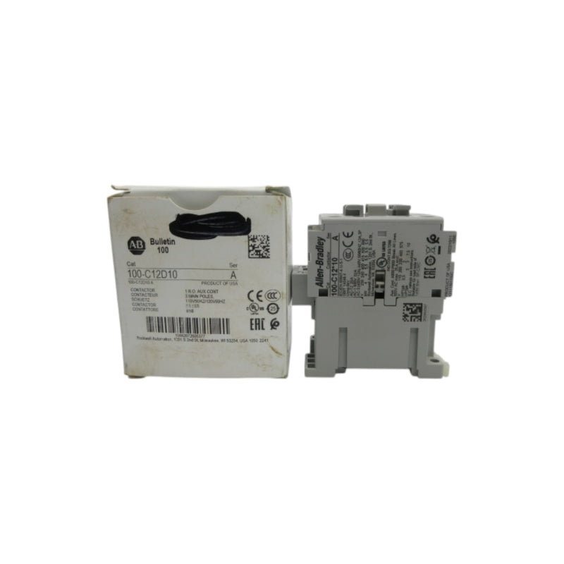 ALLEN BRADLEY 100-C12D10 SER. A 110/120V (WH) NSMP