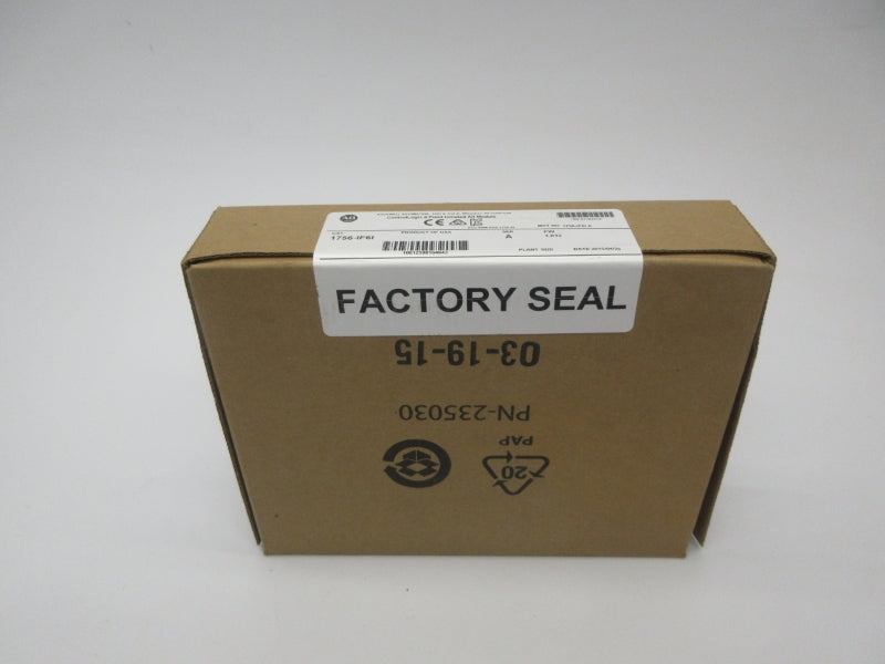 ALLEN BRADLEY 1756-IF6I SER. A F/W 1.012 DATE: 2015 NSFS