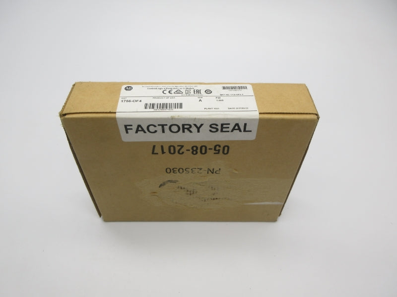 ALLEN BRADLEY 1756-OF4 SER. A F/W 1.005 DATE: 2017 NSFS
