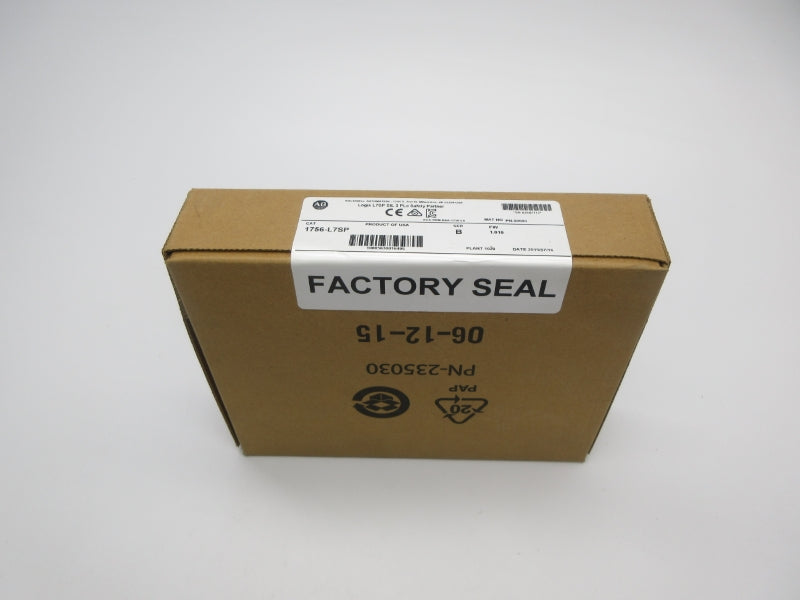 ALLEN BRADLEY 1756-L7SP SER. B F/W 1.010 DATE: 2015 NSFS