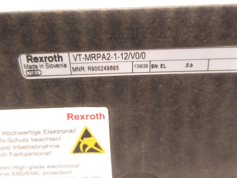 REXROTH VT-MRPA2-1-12/V0/0 R900249895 NSFS