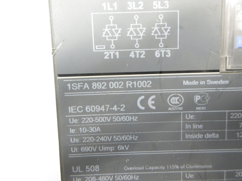 ABB 1SFA 892 002 R1002 220-500V 10-30A UNMP