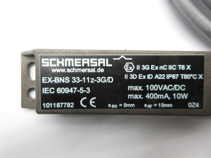 SCHMERSAL EX-BNS 33-11Z-3G/D 101187782 100VAC/DC UNMP
