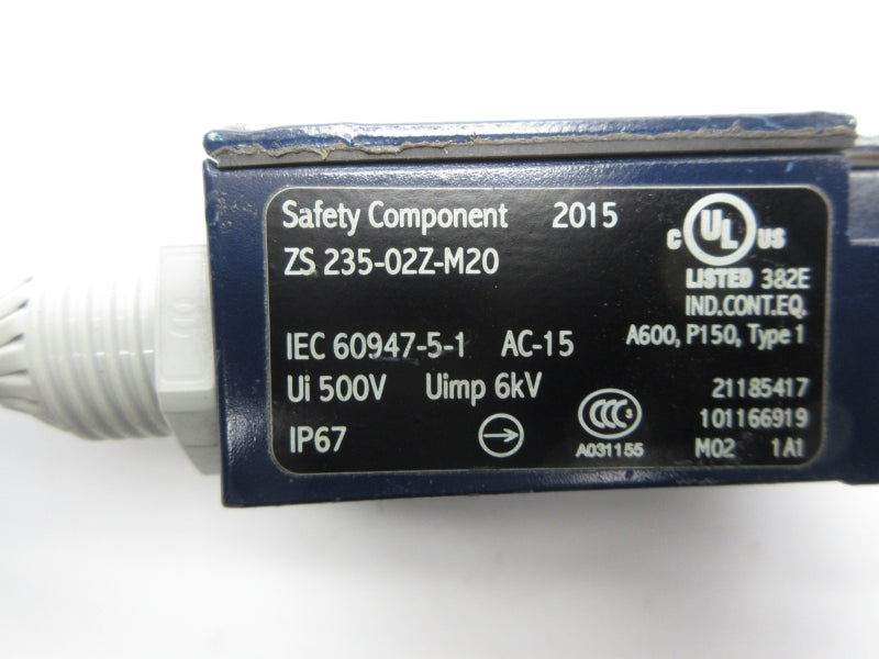 SCHMERSAL ZS 235-02Z-M20 500V UNMP