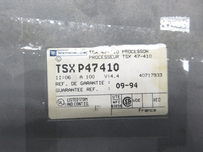 TELEMECANIQUE TSXP47410 100A NSNP