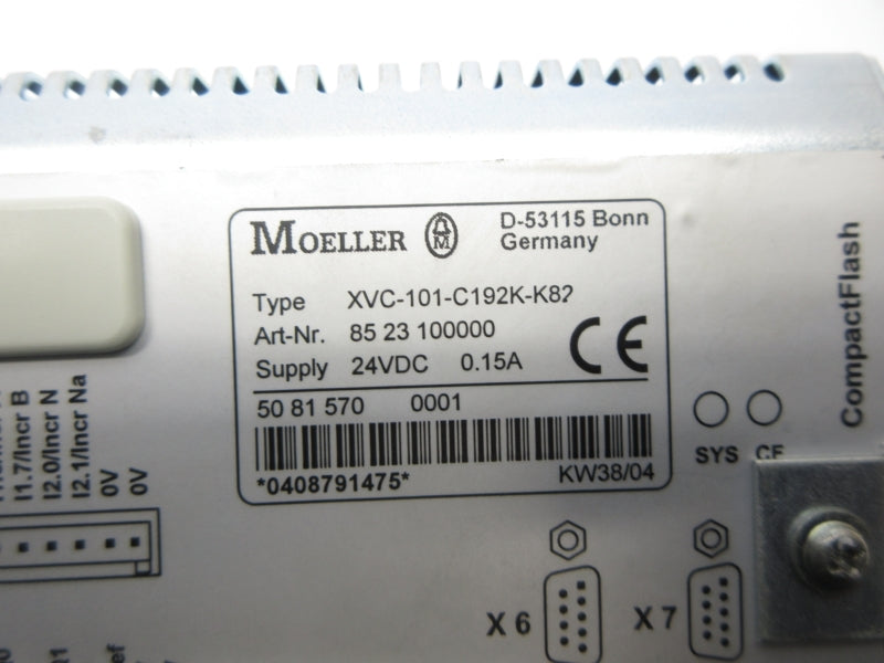 KLOCKNER MOELLER XVC-101-C192K-K82 8523100000 24VDC 0.15A NSNP
