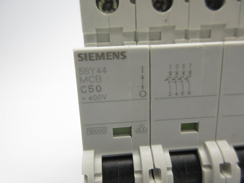 SIEMENS 5SY44-C50 400V 50A NSNP