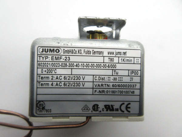 JUMO EMF-23 230V 6A 200'C NSNP
