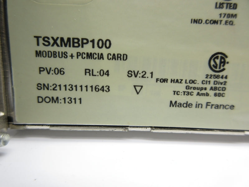 SCHNEIDER ELECTRIC TSXMBP100 NSNP